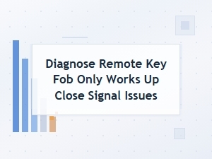 Check Key Fob Battery and Signal Strength