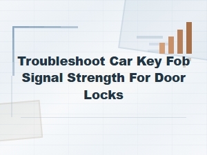 Check Key Fob Battery and Signal Strength